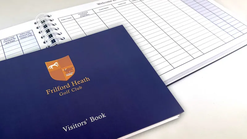 Frilford Heath Visitors Book